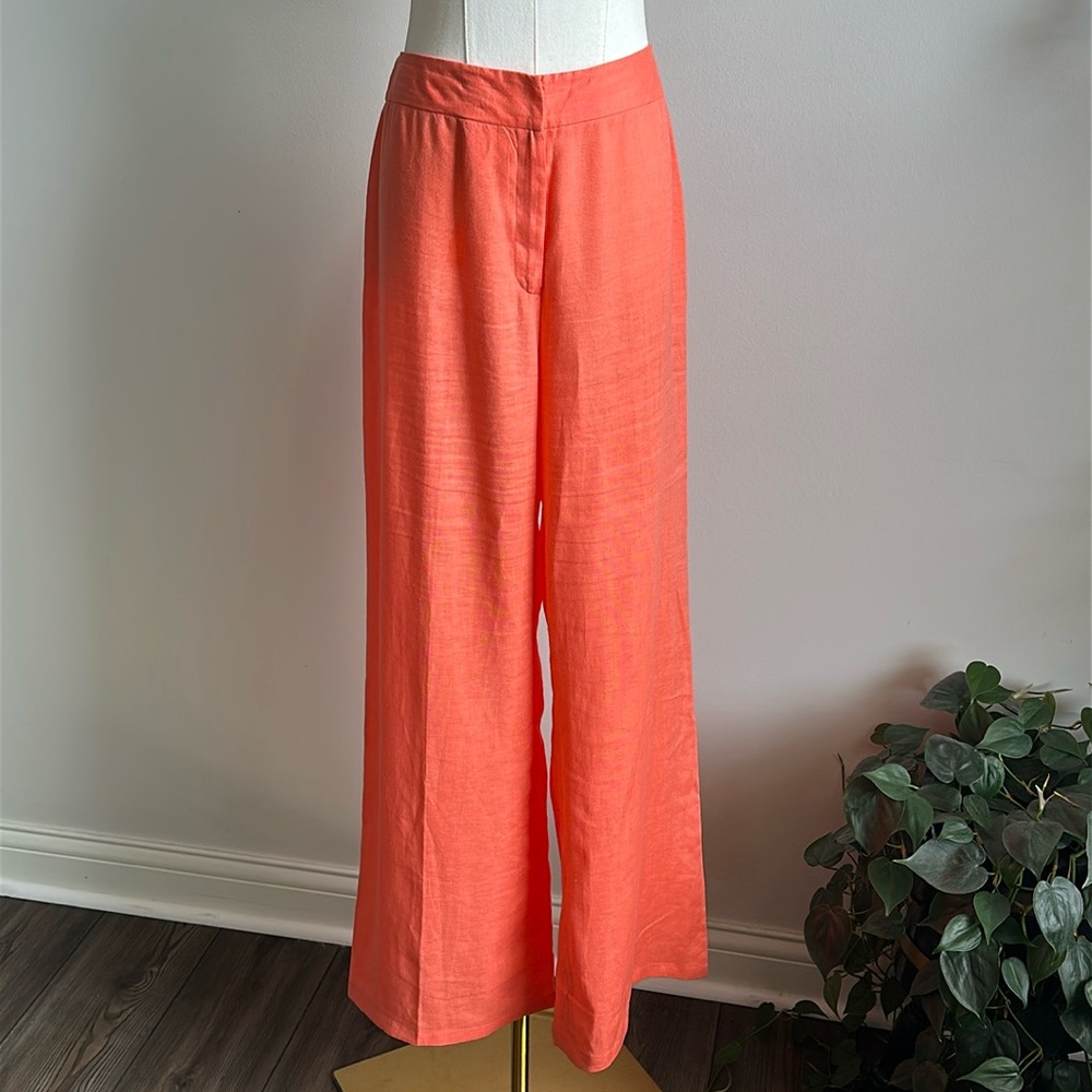 LOFT Coral Wide Leg Pants
